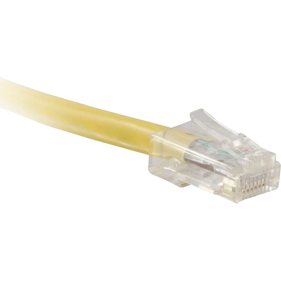 ENET Cat6 Yellow 40 Foot Non-Booted (No Boot) (UTP) High-Quality Network Patch Cable RJ45 to RJ45 - 40Ft