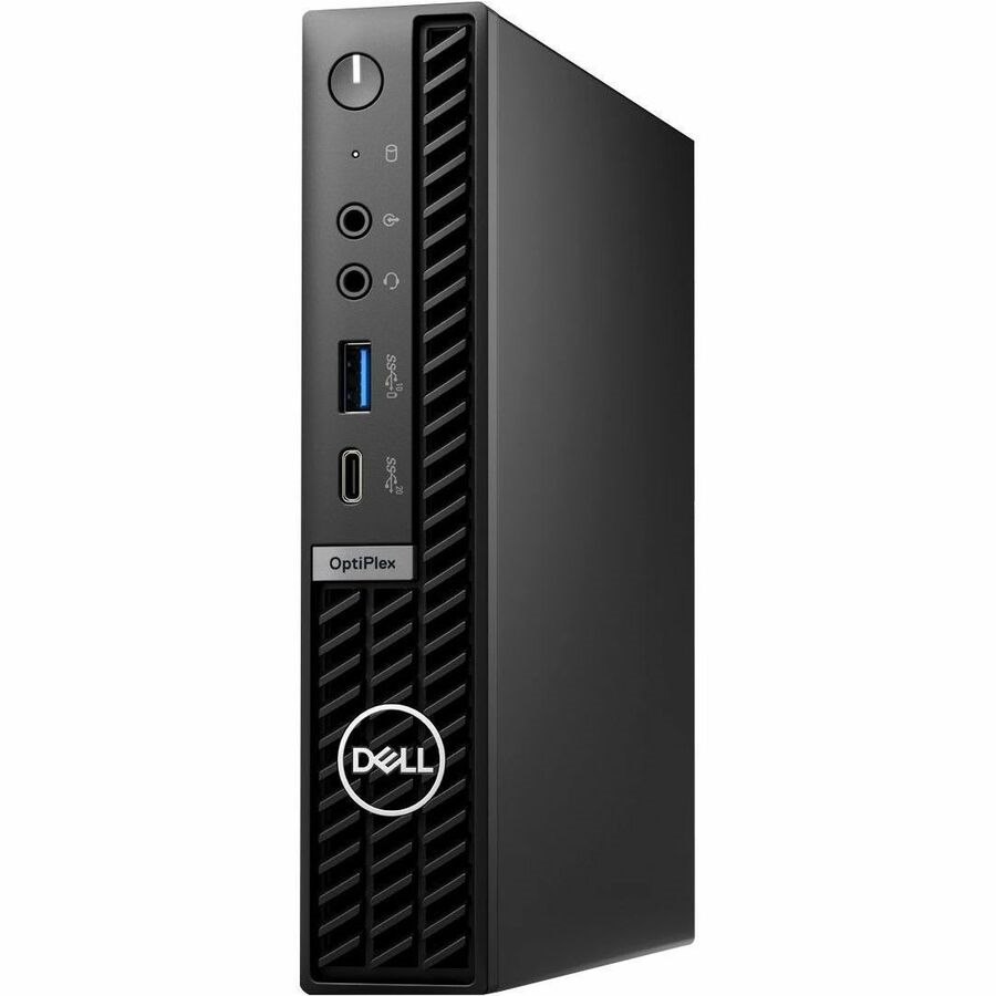 Dell OptiPlex 7000 7010 Micro Plus Micro Tower Thin Client Core i3 (13th Gen) i3-13100T Quad-core (4 Core) 2.50 GHz - Black