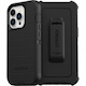 OtterBox Defender Series Pro Rugged Carrying Case (Holster) Apple iPhone 13 Pro Smartphone - Black