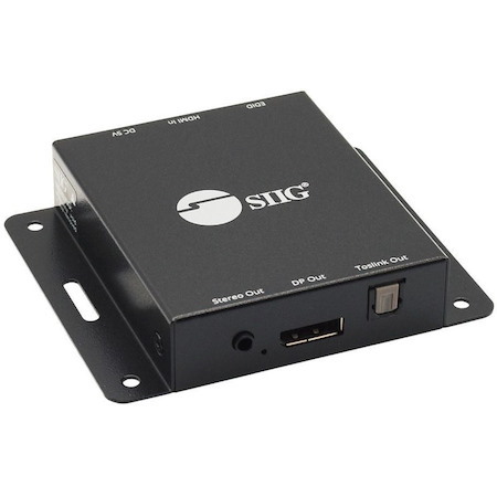 SIIG HDMI 2.0 to DisplayPort 1.2 Converter with Audio Extractor