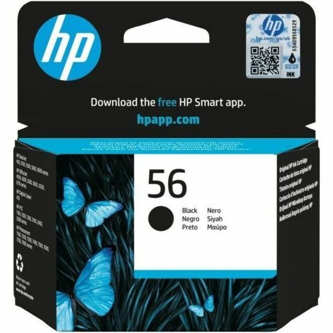 HP 56 Tintenstrahl Tintenpatrone - Schwarz - Original - 1 Pack
