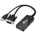SIIG Portable VGA & USB Audio to HDMI Converter