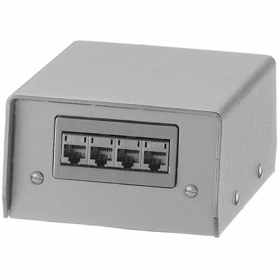Hubbell Premise Wiring Pedestal, 2-Gang, Gray