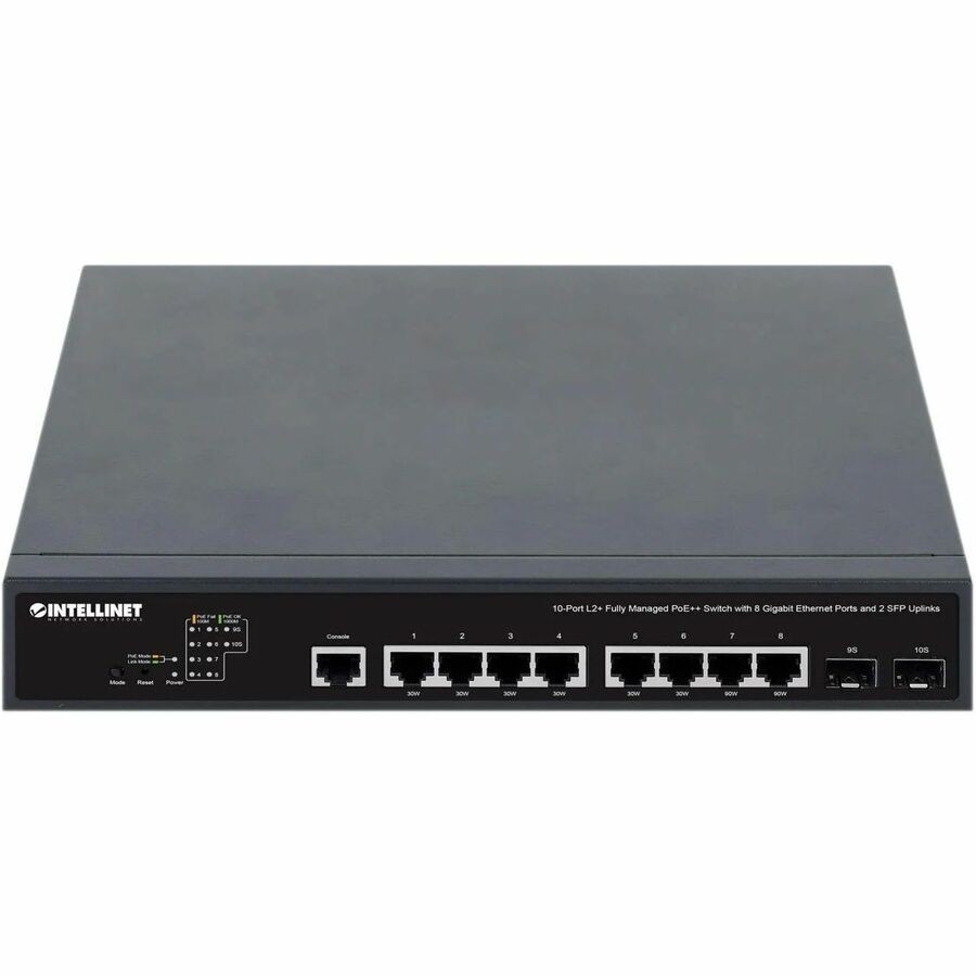Intellinet 8 Ports Manageable Layer 3 Switch - Gigabit Ethernet - 10/100/1000Base-T, 1000Base-X