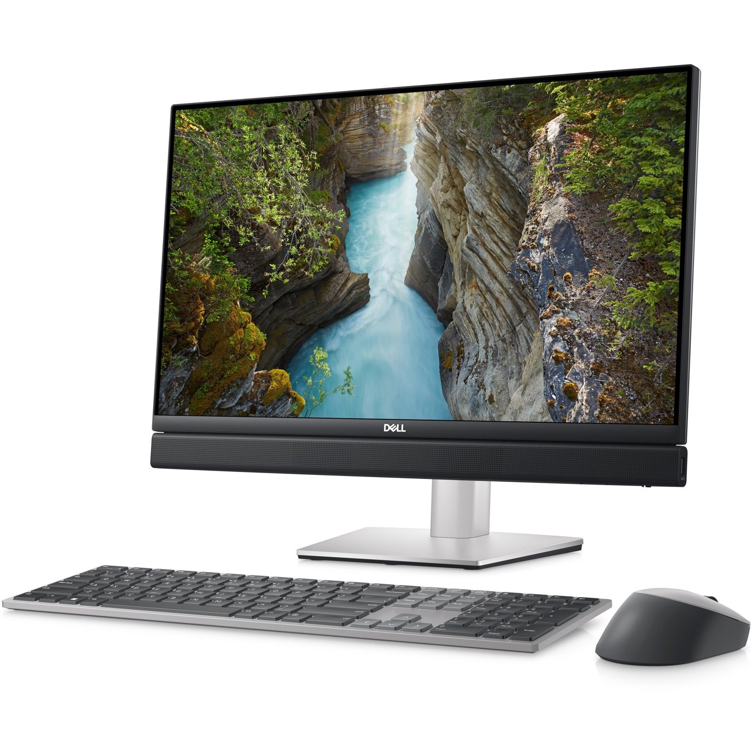 Dell OptiPlex 7000 7410 Plus All-in-One Computer - Intel Core i5 13th Gen i5-13500 - vPro Technology - 16 GB - 256 GB SSD - 23.8" Full HD Touchscreen - Desktop - Silver