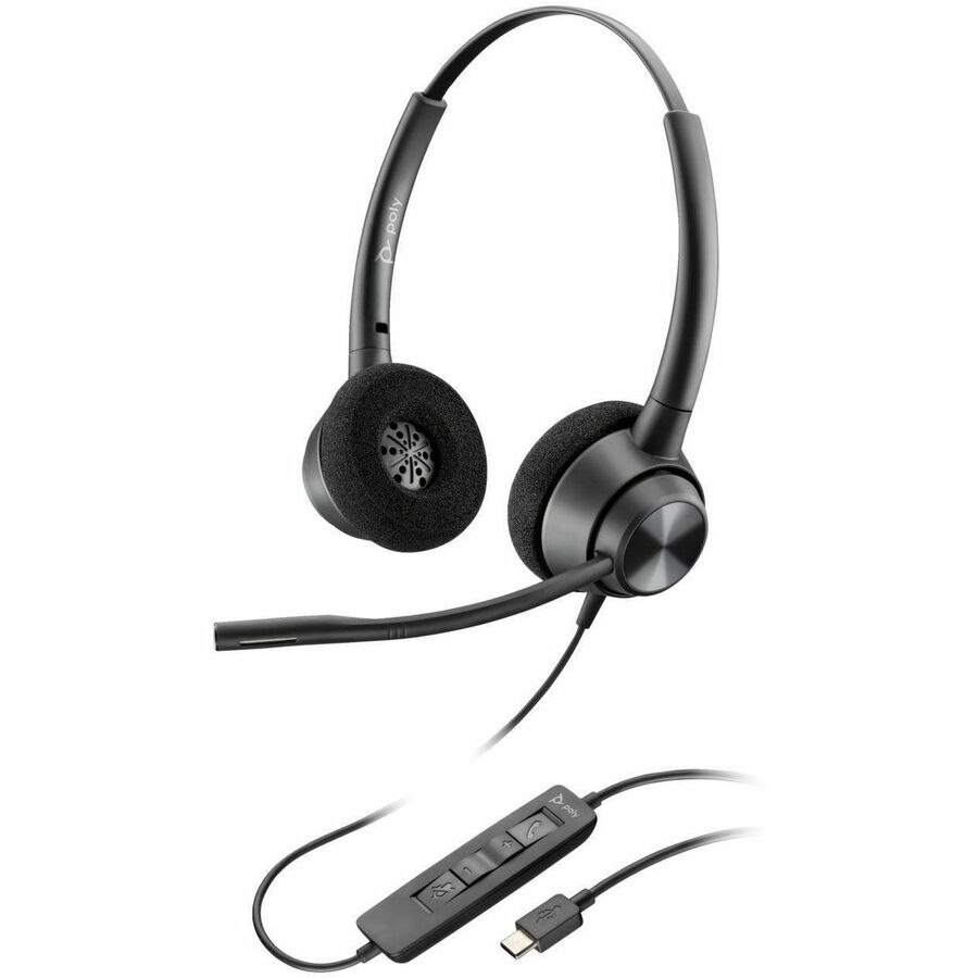 Poly EncorePro 320 Stereo USB-A Headset TAA