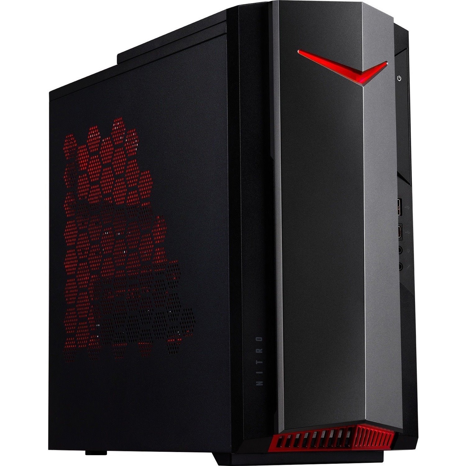 Acer Nitro N50-640 N5-64-UR13 Gaming Desktop Computer - Intel Core i5 12th Gen i5-12400F - 16 GB - 1 TB HDD - 512 GB SSD