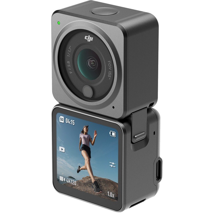 DJI Action 2 Digital Camcorder - 4.5 cm (1.8") LCD Touchscreen - 1/1.7" CMOS - 4K