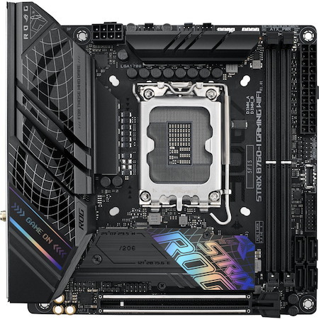 Asus ROG Strix B760-I GAMING WIFI Gaming Desktop Motherboard - Intel B760 Chipset - Socket LGA-1700 - Mini ITX