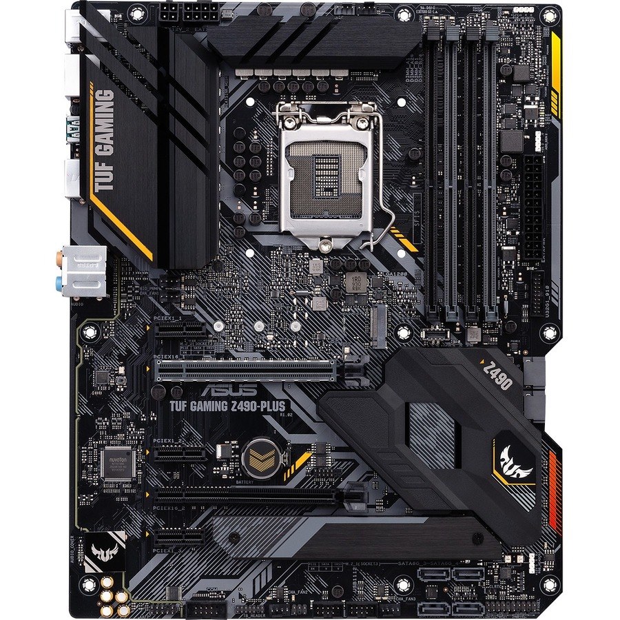 TUF GAMING Z490-PLUS Desktop Motherboard - Intel Z490 Chipset - Socket LGA-1200 - Intel Optane Memory Ready - ATX