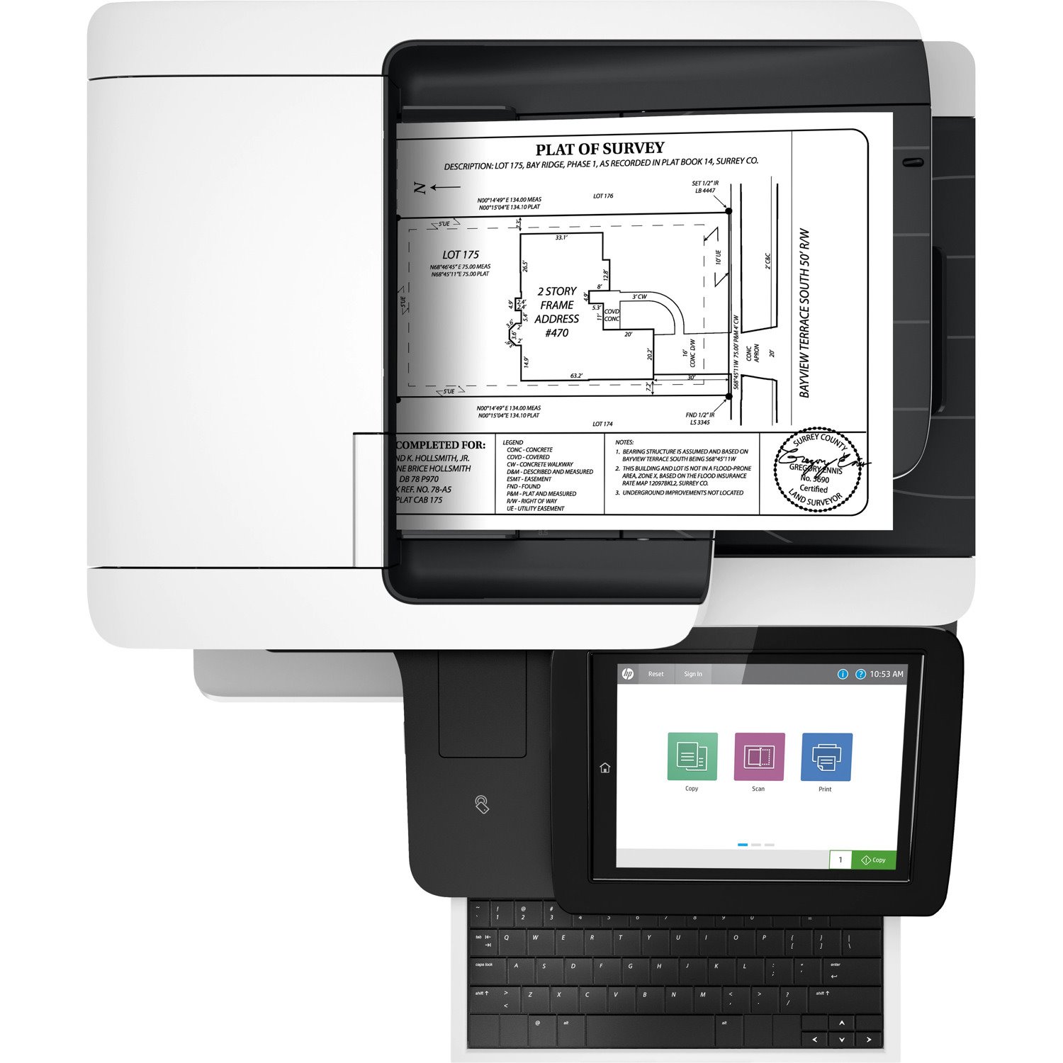 HP LaserJet Managed E52645c Laser Multifunction Printer-Monochrome-Copier/Scanner-45 ppm Mono Print-1200x1200 Print-Automatic Duplex Print-150000 Pages Monthly-650 sheets Input-Color Scanner-600 Optical Scan-Gigabit Ethernet Ethernet