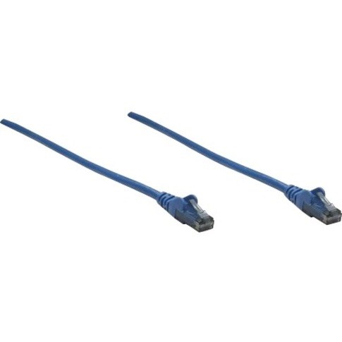 Intellinet Network Solutions Cat6 UTP Network Patch Cable, 0.5 ft (0.15 m), Blue