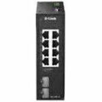 D-Link DIS-100G DIS-100G-10 8 Ports Ethernet Switch - Gigabit Ethernet - 10/100/1000Base-T, 1000Base-X - Black