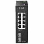 D-Link DIS-100G DIS-100G-10 8 Ports Ethernet Switch - Gigabit Ethernet - 10/100/1000Base-T, 1000Base-X - Black