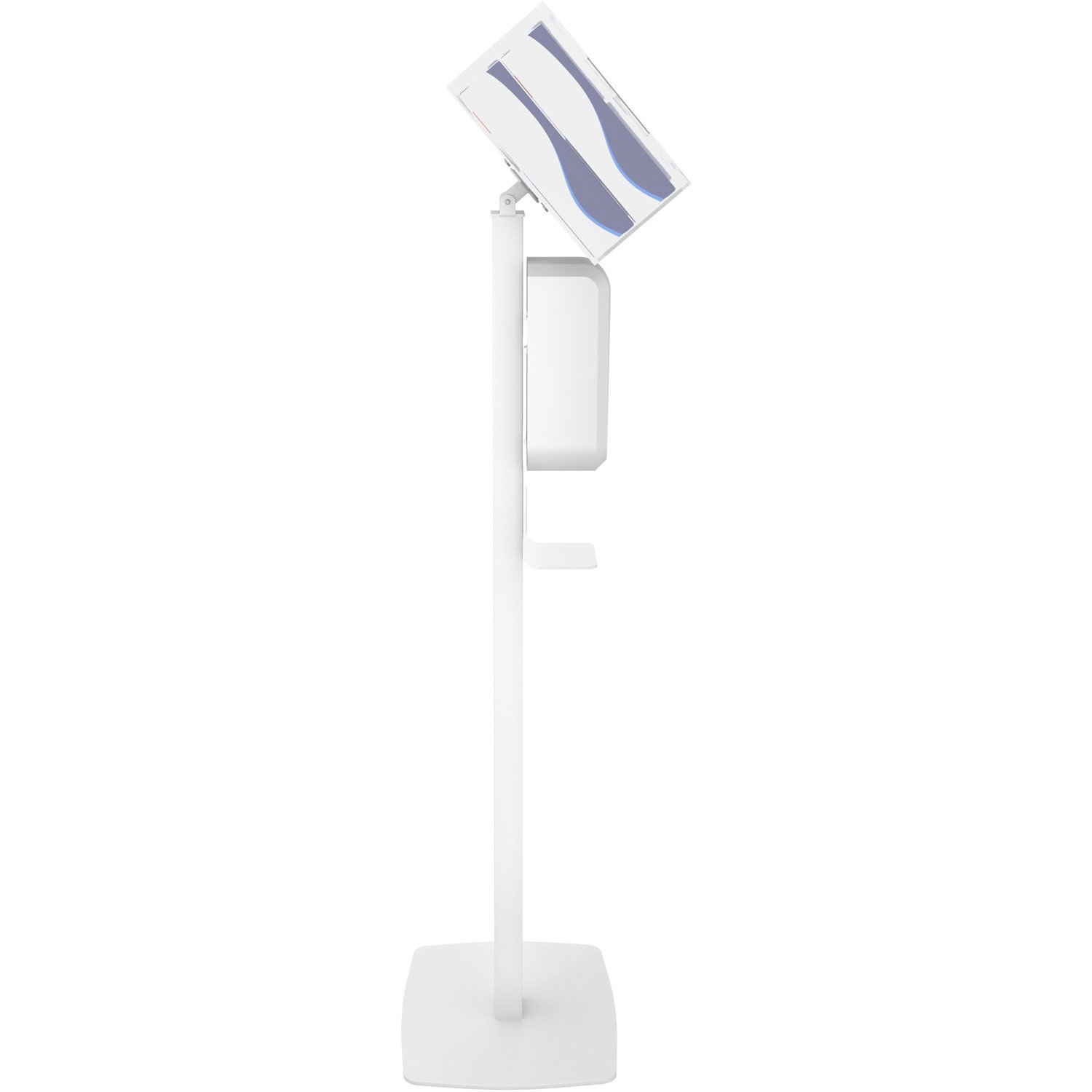 CTA Digital: Premium Thin Profile Sanitizing Station (White)