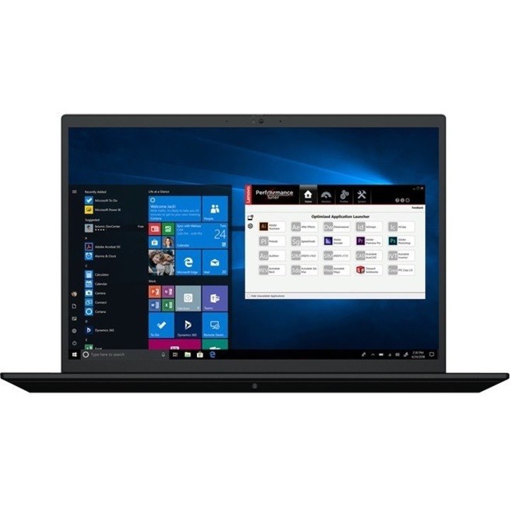 Lenovo ThinkPad P1 Gen 4 20Y3006SUS 16" Mobile Workstation - WQUXGA - Intel Core i7 11th Gen i7-11850H - vPro Technology - 32 GB - 1 TB SSD - English (US) Keyboard - Black