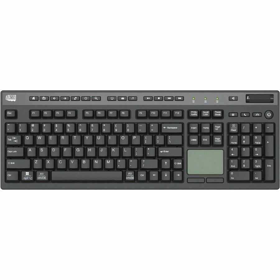 Adesso Multi-Channel Touchpad Keyboard for Windows/Mac/Android OS