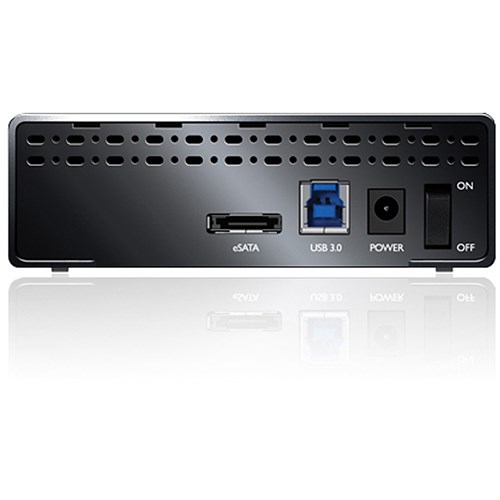 Sans Digital TowerSTOR TS1UT+B Drive Enclosure - eSATA, USB 3.0 Host Interface External - Black