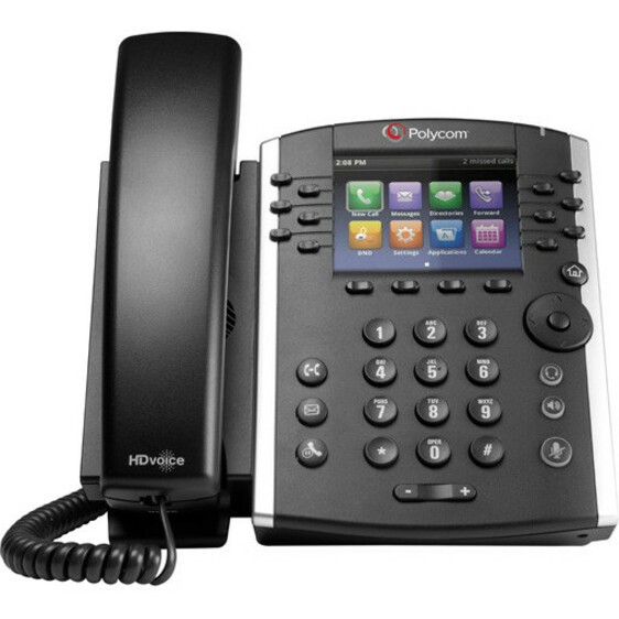 Poly VVX400 12-Line Desktop VoIP Phone HD Voice 20 Poe Without Power Supply