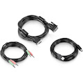 TRENDnet 15 ft. DVI-I, USB, and Audio KVM Cable Kit, Connect a DVI Computer to the TRENDnet TK-232DV KVM Switch, USB Mouse/Keyboard, DVI-I, & 3.5mm Audio Connections, TK-CD15