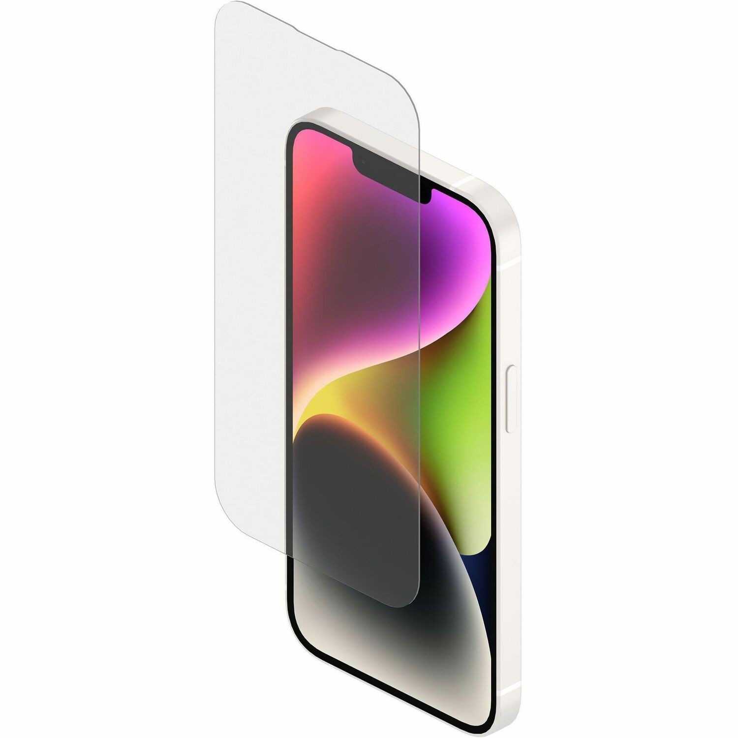 Cygnett OpticShield Pro Screen Protector For Apple New iPhone 2022 6.1' Dual Camera - Clear (CY4245CPTGL), Anti-Bacterial, Blue-Light Protection
