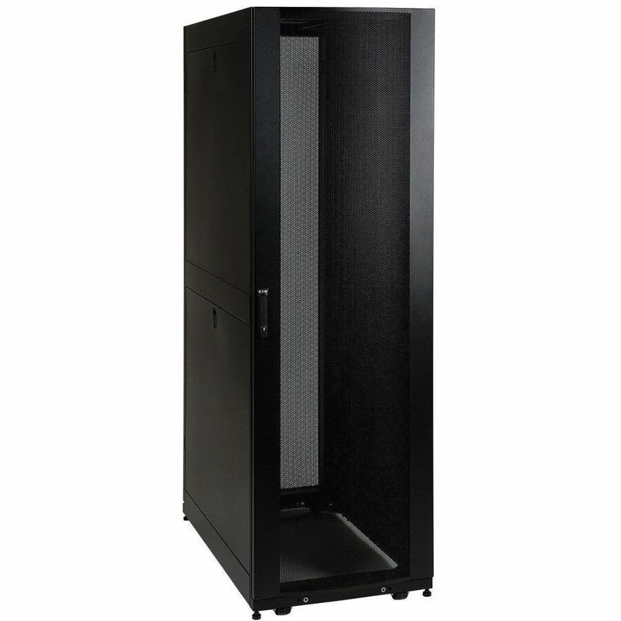 Tripp Lite series SmartRack SR45UB 45U Rack Cabinet - 482.60 mm Rack Width - Black