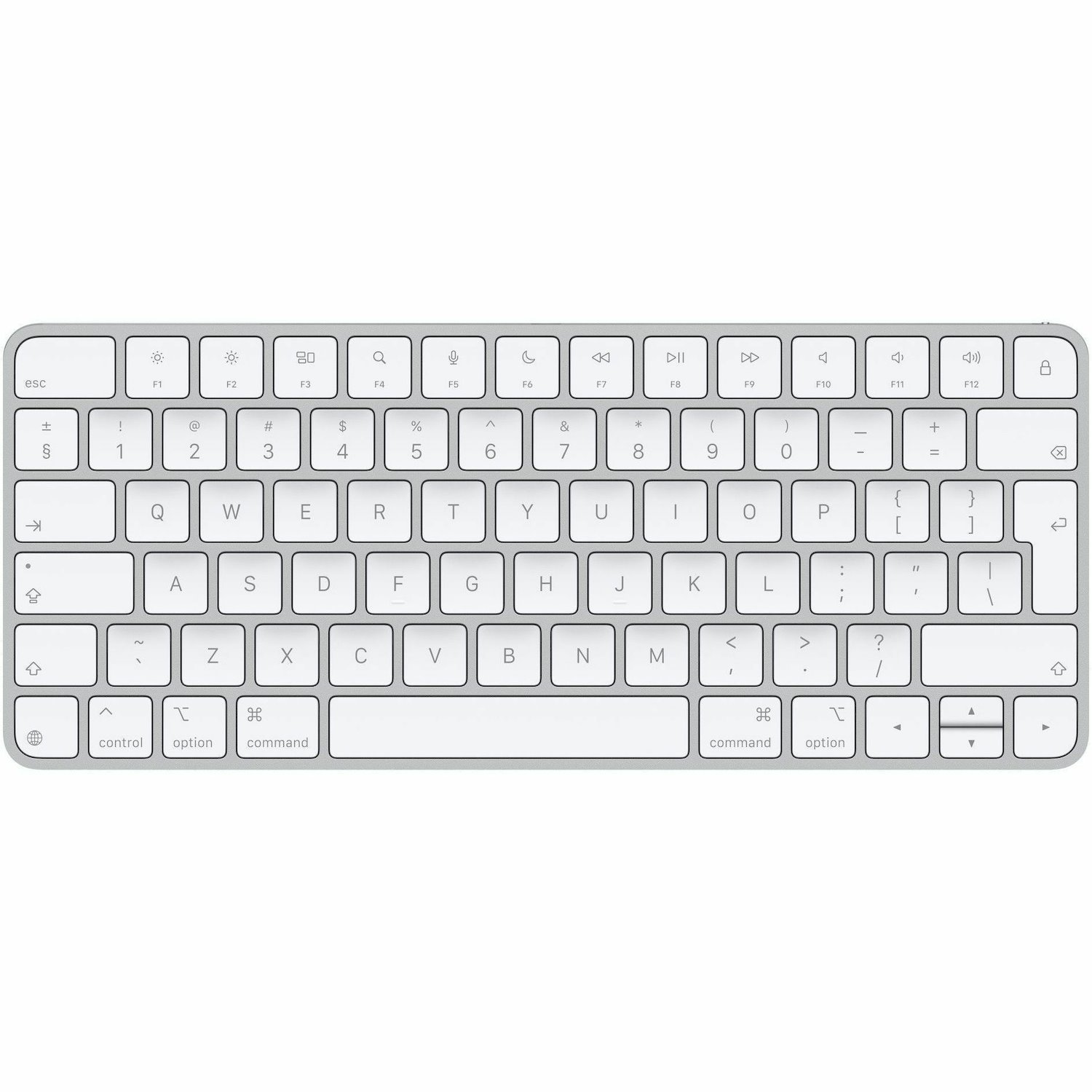 Apple Magic Keyboard - Wired/Wireless Connectivity - USB Type C Interface - International English - QWERTY Layout