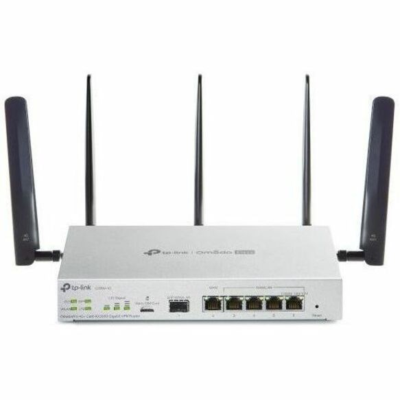 Omada Pro G36W-4G Wi-Fi 6 IEEE 802.11ax 1 SIM Ethernet, Cellular Modem/Wireless Router