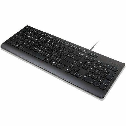 Lenovo Essential Keyboard - Cable Connectivity - USB Type A Interface - English (UK) - Black