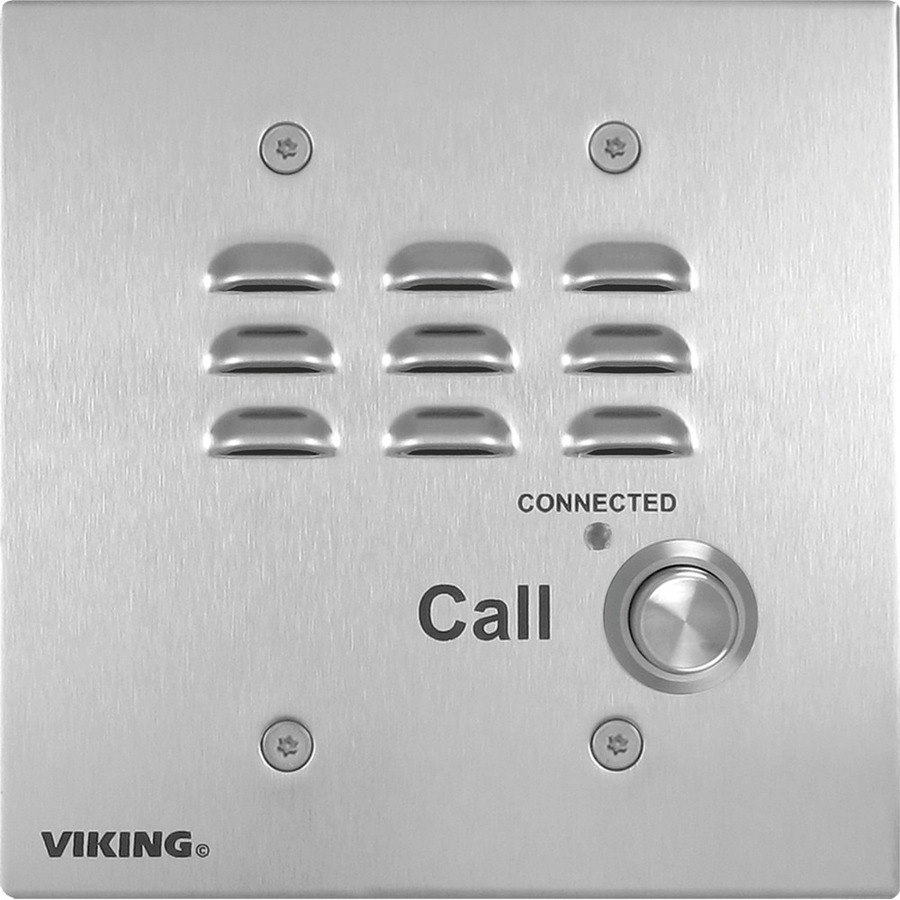 Viking Electronics Double Gang Stainless Steel VoIP Entry Phone