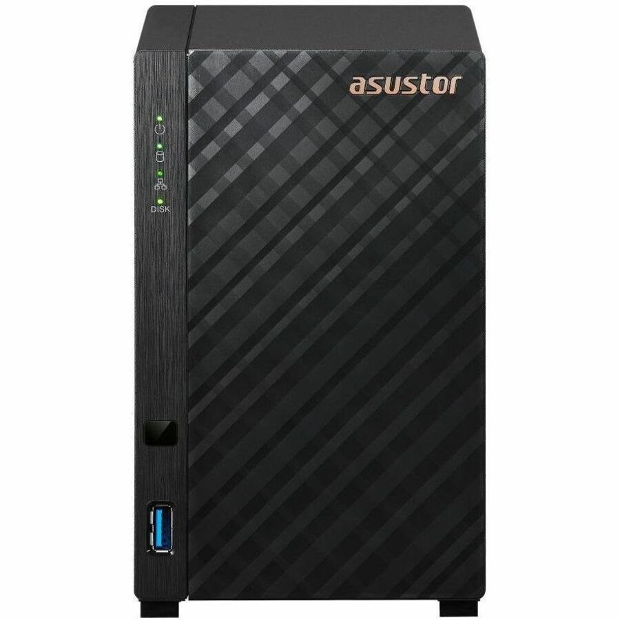 Asustor Gen2 2-Bay Nas 3.5"(0/2), QC-1.7GHz, 1GB, 2.5G Lan(1), TWR, 3YR