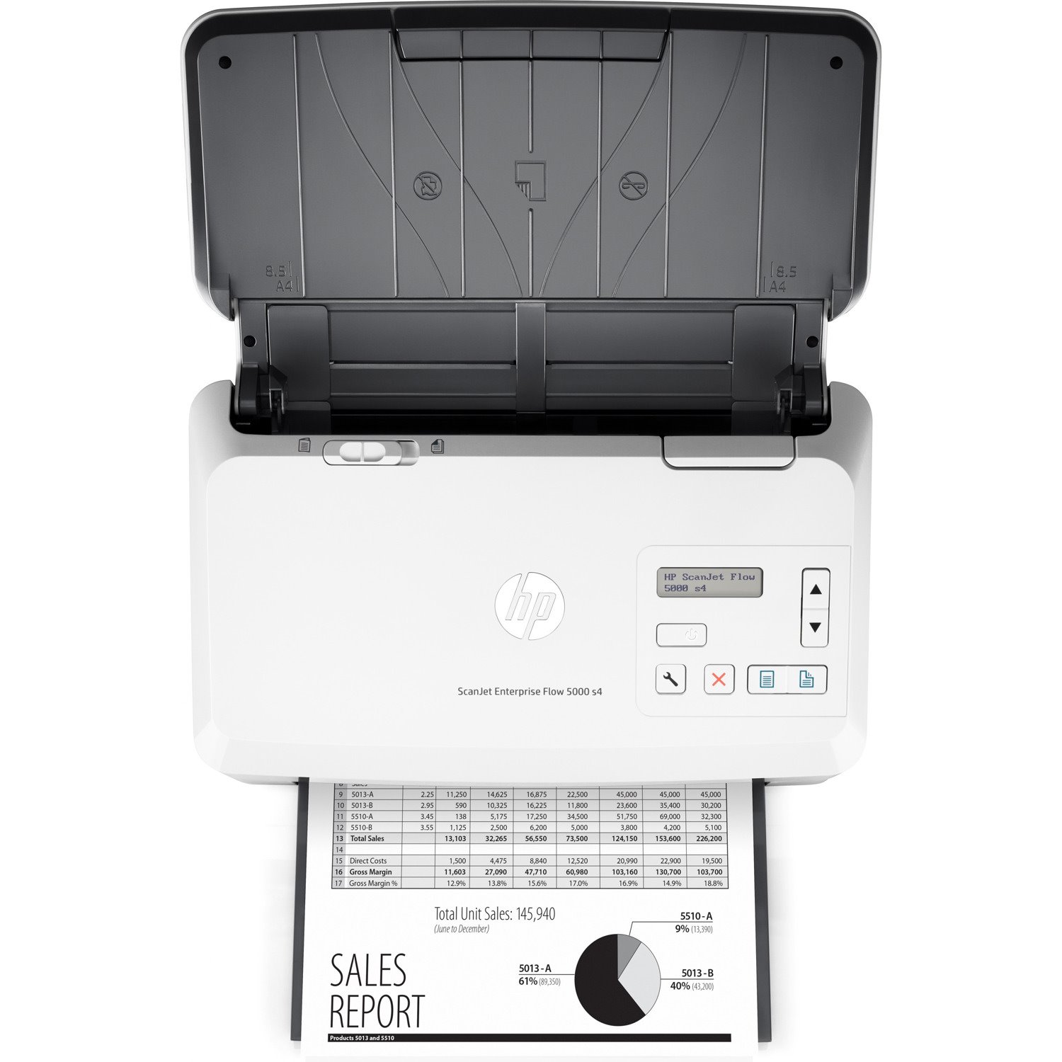 HP Scanjet 5000 s4 Sheetfed Scanner - 600 dpi Optical