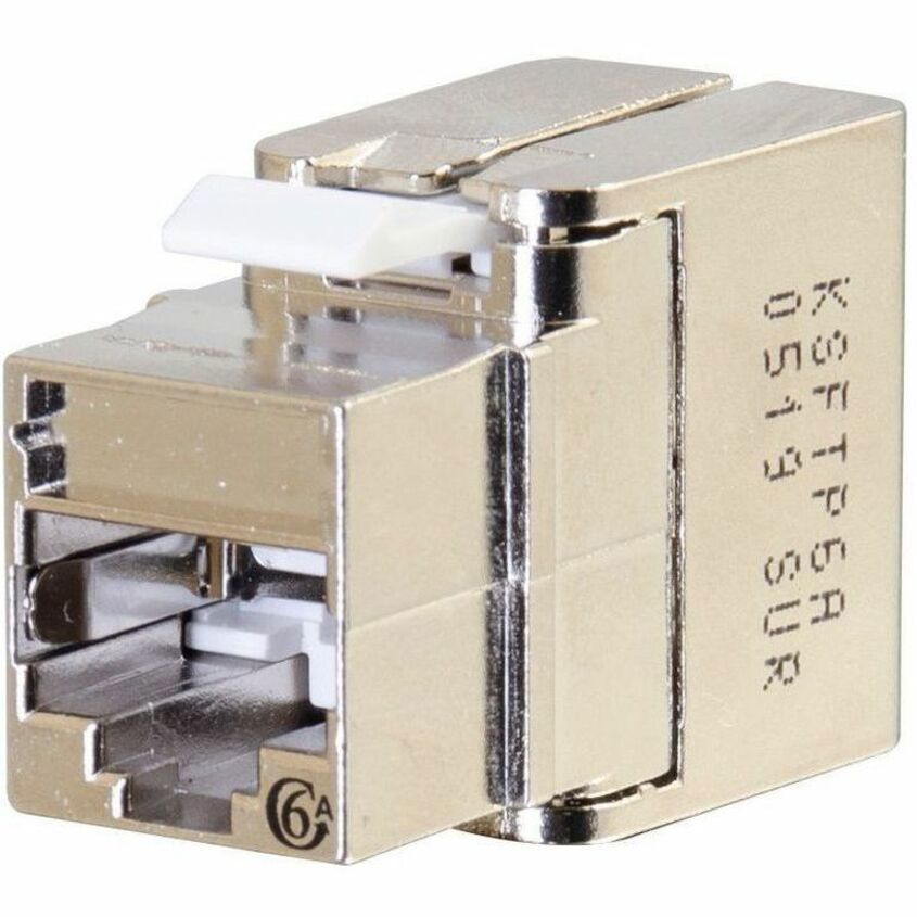 Ortronics Cat6a FTP Keystone Jack, Self Termination w/ Icon Slot for Port ID, 25 Pack