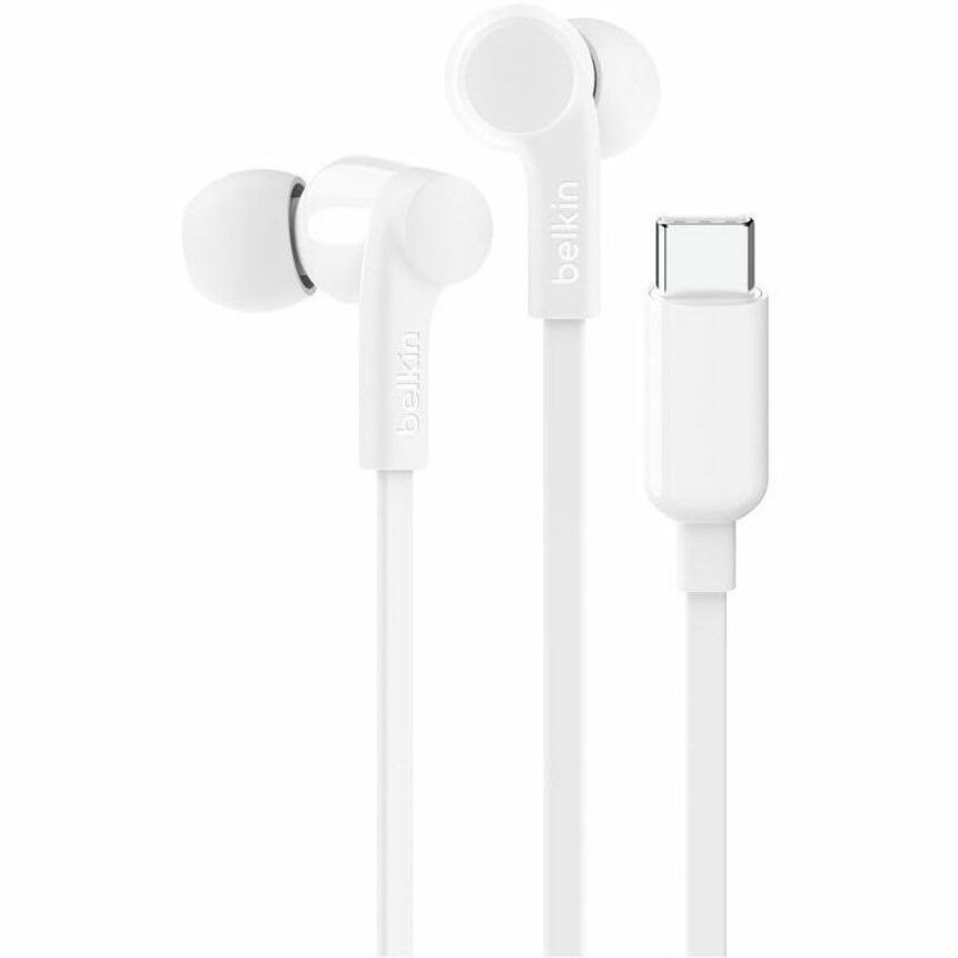 Belkin SOUNDFORM Wired Earbud Stereo Earset - White