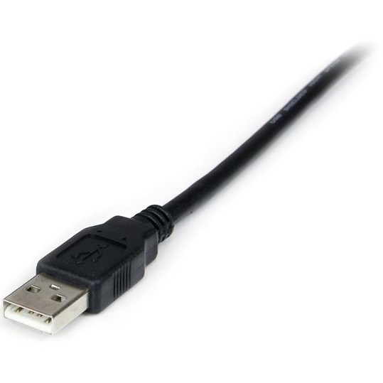 StarTech.com 6ft (1.8m) 1-Port USB to Serial RS232 Adapter, FTDI DB9 Serial DCE Adapter Cable, Null Modem, USB 2.0 - TAA