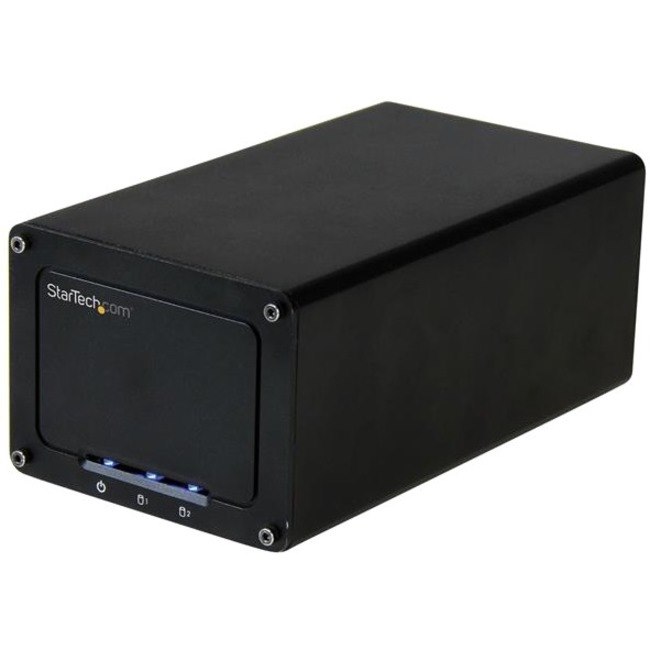 StarTech.com USB 3.1 (10Gbps) External Enclosure for Dual 2.5" SATA Drives - RAID - UASP - Compatible with USB 3.0 and 2.0 Systems