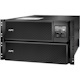 SRT10KRMXLI - APC by Schneider Electric Smart-UPS Online Dual Conversion UPS 10kVA / 10kW, 6RU, Hardwired In/output 80Amp Single Phase, Includes: + 3 Year Parts Warranty + SRTRK2 Rack mounting kit + AP9641 Network management card + AP9335T Temperature Sensor