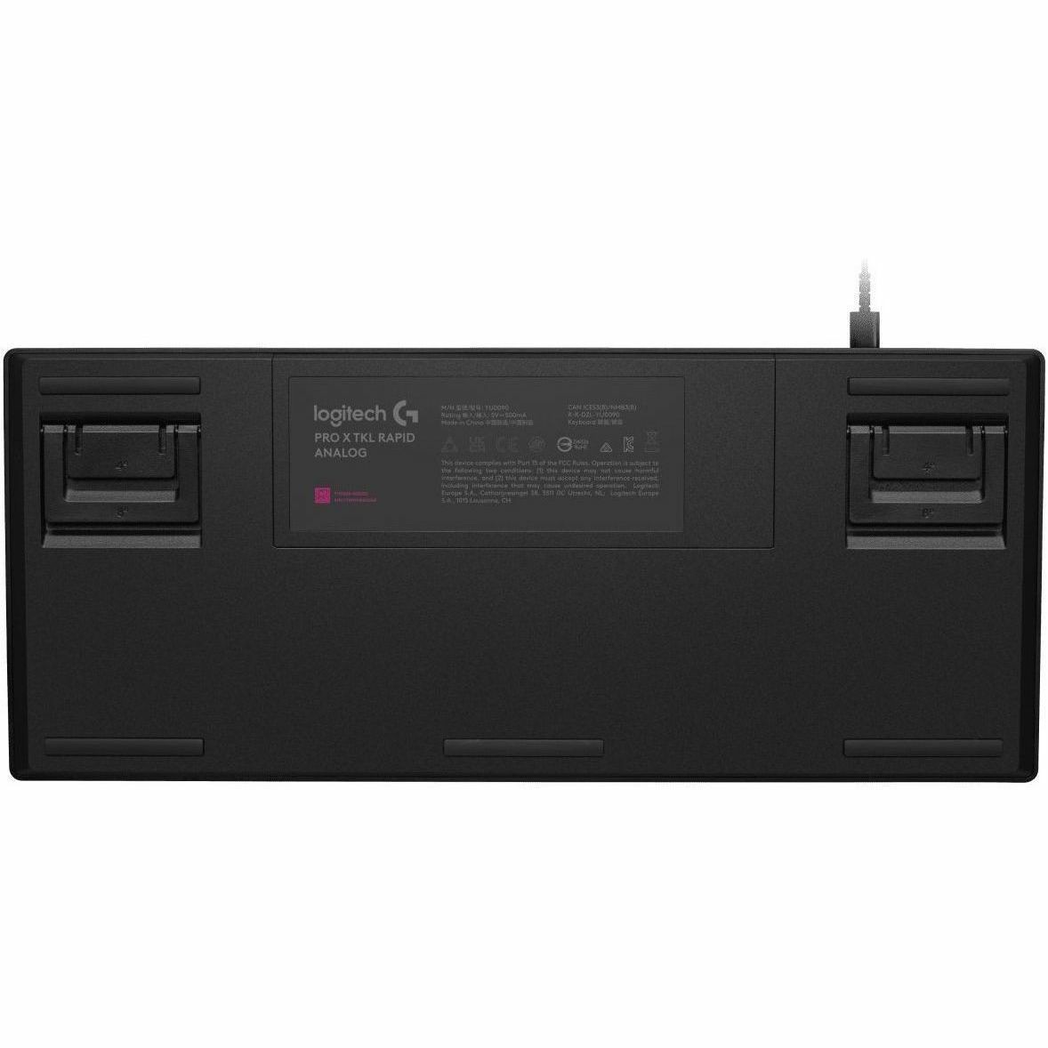 Logitech G PRO X TKL Gaming-toetsenbord - Tenkeyless - Kabel Verbinding - USB Interface - RGB LED - Engels (US) - QWERTY indeling - Zwart