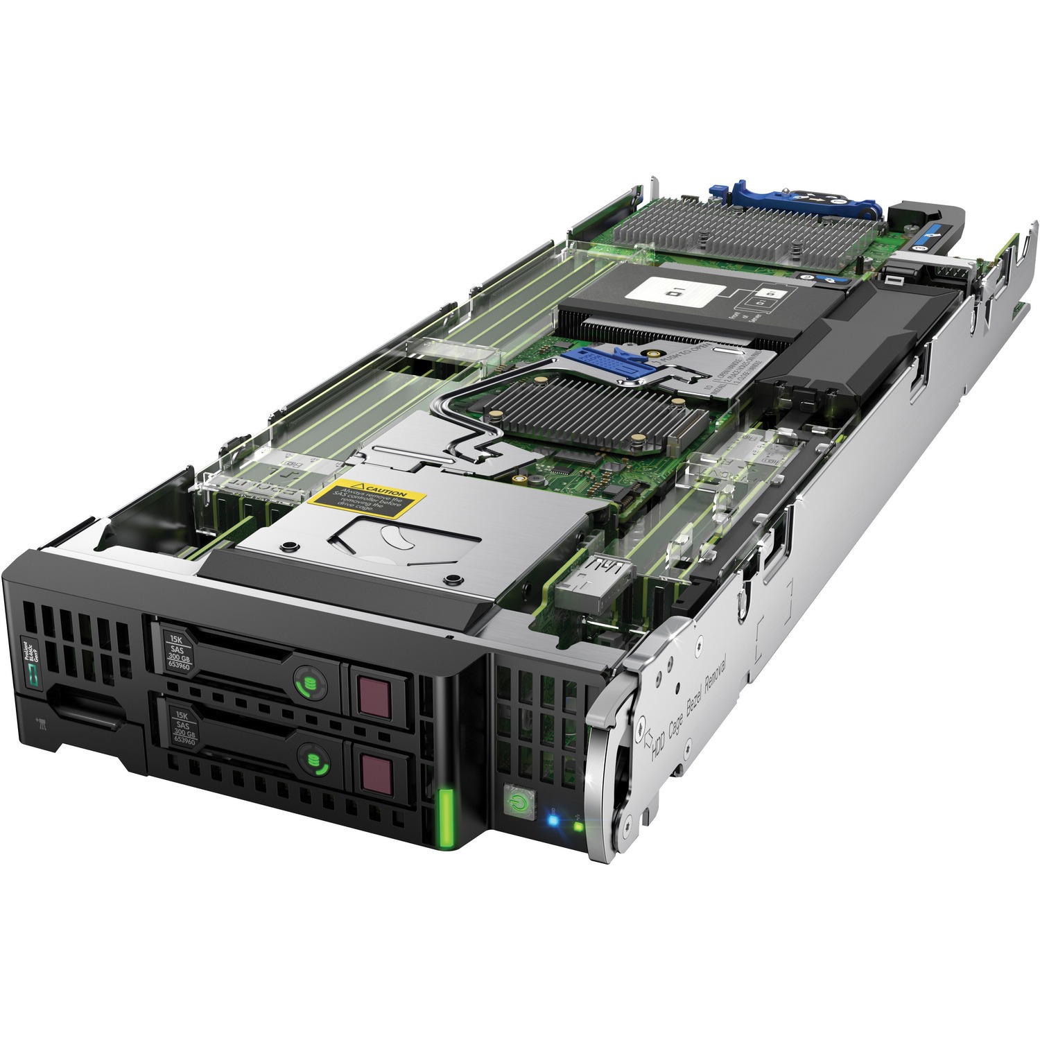 HPE ProLiant BL460c G9 Blade Server - 2 Xeon E5-2660 v3 2.60 GHz - 64 GB RAM - 12Gb/s SAS, Serial ATA/600 Controller - Refurbished