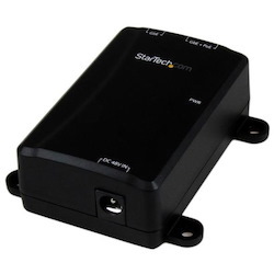StarTech.com 1 Port Gigabit PoE Power over Ethernet Injector 48V / 30W - 802.3at / 802.3af - Wall-Mountable