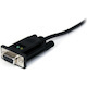 StarTech.com 6ft (1.8m) 1-Port USB to Serial RS232 Adapter, FTDI DB9 Serial DCE Adapter Cable, Null Modem, USB 2.0 - TAA