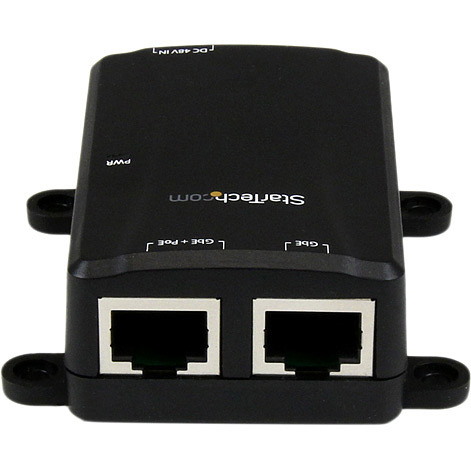 StarTech.com 1 Port Gigabit PoE Power over Ethernet Injector 48V / 30W - 802.3at / 802.3af - Wall-Mountable