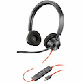Poly Blackwire 3320 Headset +USB-C/A Adapter TAA