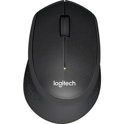 Logitech SILENT B330 Mouse - Radio Frequency - USB 2.0 - Optical - Black