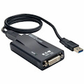 Eaton Tripp Lite Series USB to DVI Dual-Display External Video Graphics Card Adapter - USB 3.2 Gen 1, VGA Adapter, 512 MB SDRAM, 1080p