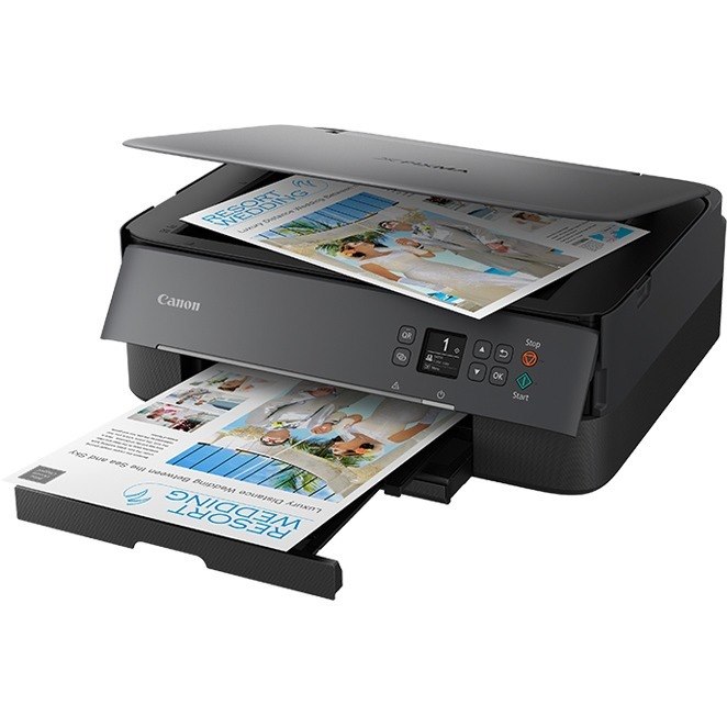 Canon PIXMA TS6420a Wireless Inkjet Multifunction Printer - Color - Black