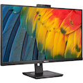 Philips 24B1U5301H 24" Class Webcam Full HD LCD Monitor - 16:9 - Textured Black