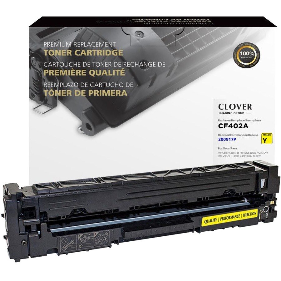 Clover Imaging Remanufactured Yellow Toner Cartridge for HP 201A (CF402A)