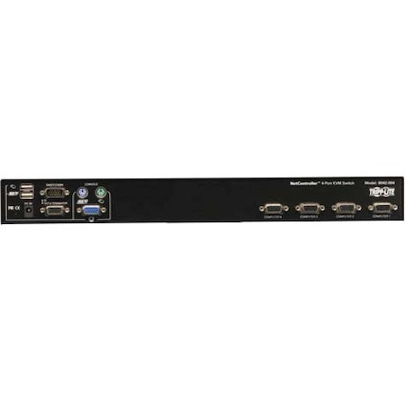 Eaton Tripp Lite Series 4-Port 1U Rack-Mount USB/PS2 KVM Switch with On-Screen Display