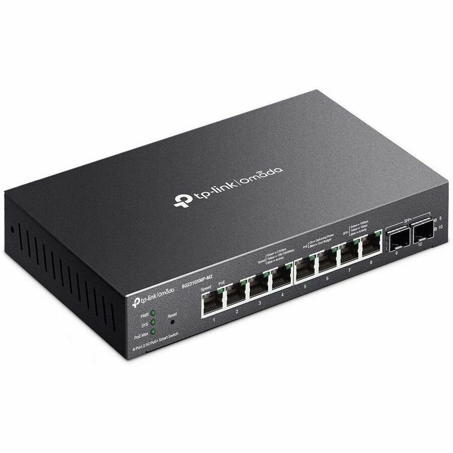 TP-Link Omada Ethernet Switch - Gigabit Ethernet, 100 Gigabit Ethernet - 100Base-T, 1000Base-T, 2500Base-T, 10GBase-X